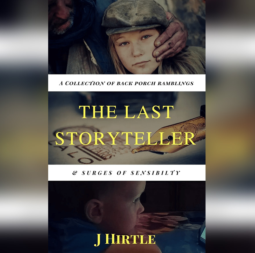 The Last Storyteller" book cover with child.
