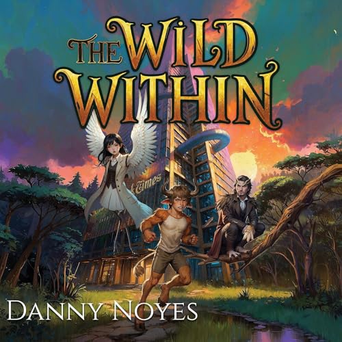 Fantasy book cover with three characters illustrated.